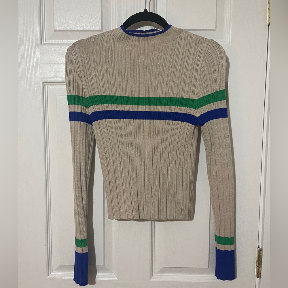open-back sweater top